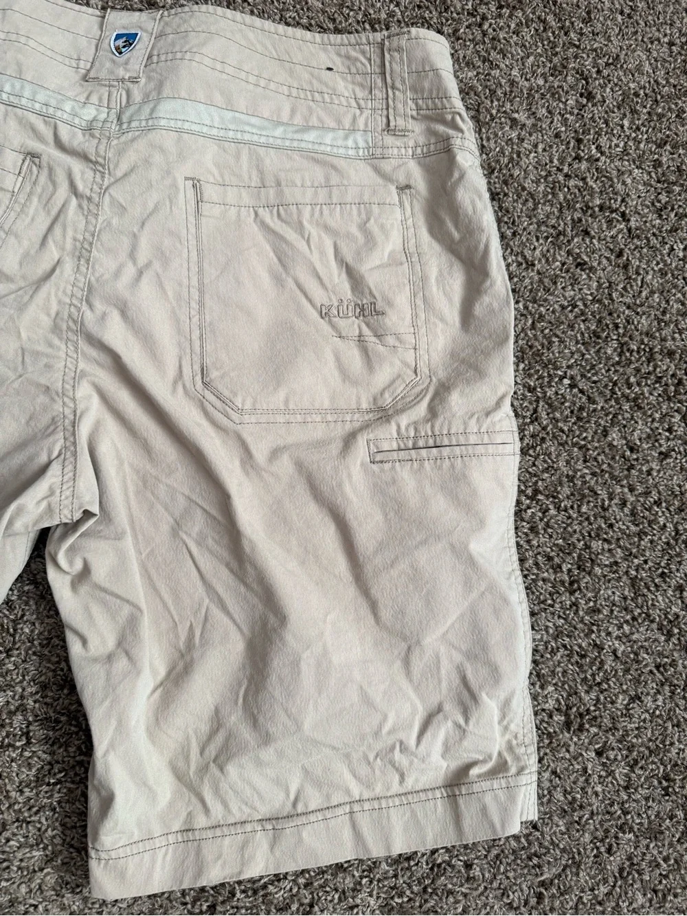 Kuhl Radikl Tan Men's Cargo Hiking Outdoor Utility Shorts Size 35 (Fits 36) 10